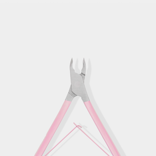 Coupe-cuticules professionnel You Beauty 3 mm avec manche rose satiné - 4