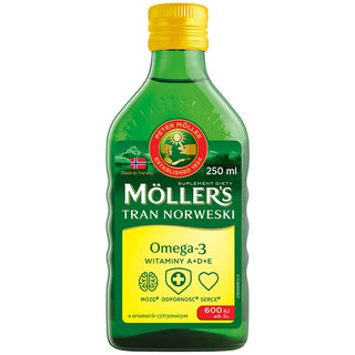 Tranium norvégien au citron de Moller's avec 600 UI de vitamine D3 - 1