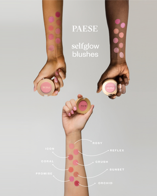 Blush Selfglow polyvalent, longue tenue et facile à utiliser Paese - 3