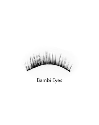 Bamm!Lashes Bambi Eyes 2D nepwimpers voor herhaald gebruik zacht en licht - 2