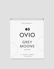 Asgrijze maandlenzen met nulsterkte Grey Moons nr. 1 Ovio
