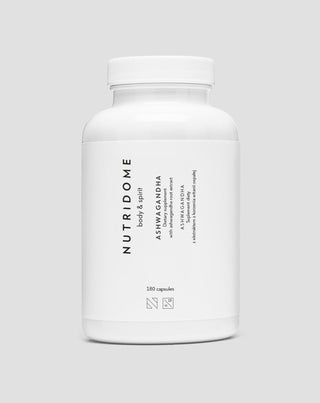 Comprimés anti-stress au ginseng indien Ashwagandha Nutridome 180 capsules - 1