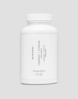 Kurkumine en piperine ter ondersteuning van de spijsvertering en leverfunctie voedingssupplement nutridome 180 capsules - 1