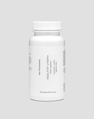 Voedingssupplement voor het lymfestelsel, ontgifting en circulatie Gezonde Limfe Nutridome 60 stuks