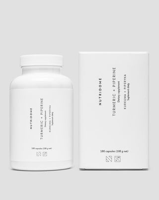 Kurkumine en piperine ter ondersteuning van de spijsvertering en leverfunctie voedingssupplement nutridome 180 capsules - 3
