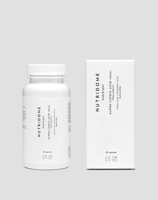 Alfa-liponzuur ALA ter ondersteuning van de glucosestofwisseling Nutridome voedingssupplement 60 stuks - 2