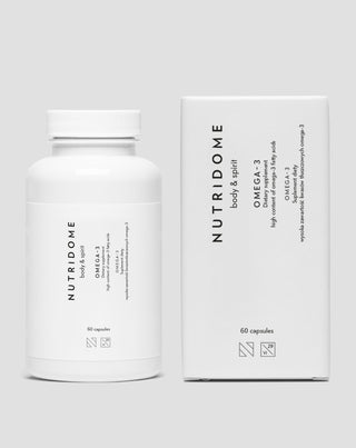 Oméga-3 Nutridome pour l'immunité et le bon fonctionnement du cerveau, du cœur et de la vision, 60 capsules - 3