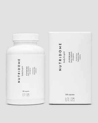 Piperine tabletten voor een betere spijsvertering om gewichtsverlies te bevorderen Piperine Nutridome 180 capsules - 2