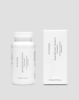Magnesiumtauraat zacht voor de maag bij krampen in benen, kuiten, vermoeidheid en stress Nutridome 60 capsules - 2