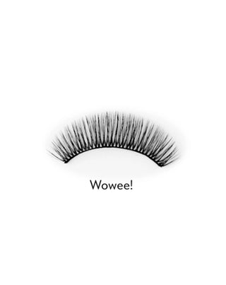 Wowee! 2D nepwimpers voor herhaaldelijk gebruik, eenvoudig aan te brengen Bamm!Lashes - 2