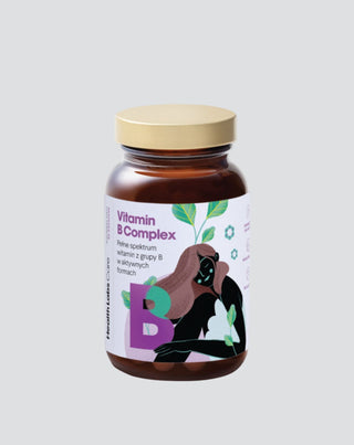 Vitamine B-complex Glutenvrij en lactosevrij Health Labs Care 60 capsules - 1