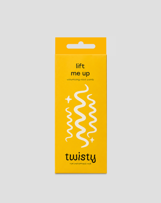 Verticale kam voor het creëren van volume en het liften van krullend haar Twisty