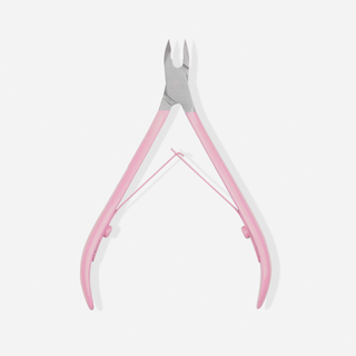Coupe-cuticules professionnel You Beauty 5 mm avec manche rose satiné - 1