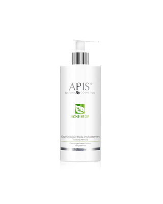 Tonique nettoyant antibactérien au thé vert Acne-Stop Home Therapy Apis - 1