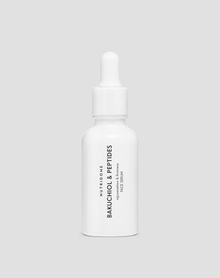 Serum met bakuchiol en peptiden voor rimpels en een steviger huid, plantaardig alternatief voor retinol Nutridome