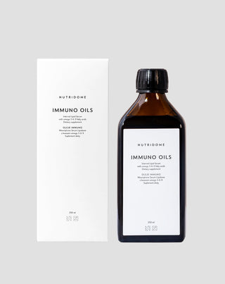 Vloeibare Olie voor de Immuniteit met Omega 3-6-9 Vetzuren Nutridome Immuno 250 ml