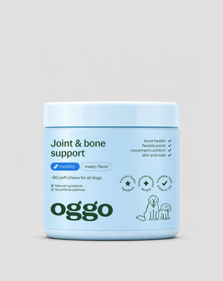 Supplement voor gewrichten en botten bij grote, actieve, oudere honden Joint & Bone Support Oggo 180 g - 1