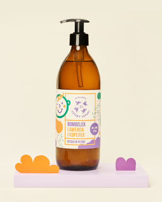 Mydło w płynie Bombelek z pantenolem i ekstraktami roślinnymi Mydlarnia Cztery Szpaki - 2