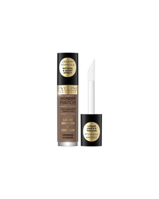 Bronzeur liquide crémeux et léger Wonder Match n° 02 pour contouring humide Eveline - 1