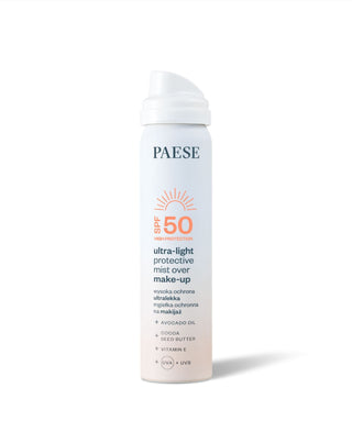 Brume protectrice de maquillage ultra-légère Paese avec protection solaire SPF50 - 2