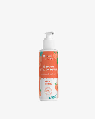 Gel douche et cheveux 2 en 1 HiSkin pour enfants au parfum de pêche - 1