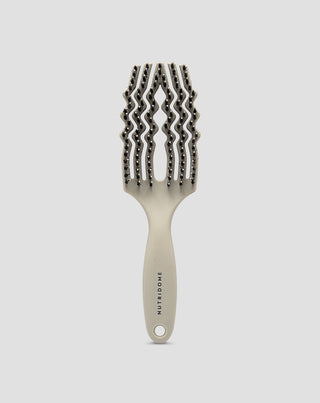 Brosse à cheveux Nutridome à poils naturels en gris-brun taupe - 1