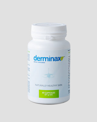 Derminax tabletten met zink en vitamine C, E en B2 voor acne, puistjes en onvolkomenheden - 1