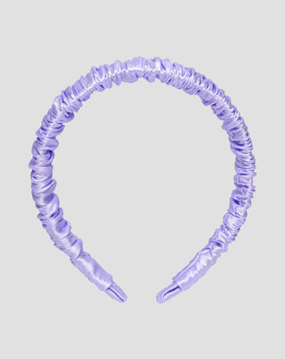 Bandeau en soie 100% soie naturelle lilas Twisty - 1