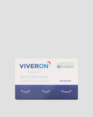 GardenPharm Viveron libido- en potentietabletten met ginseng en tribulus terrestris 30 capsules - 1