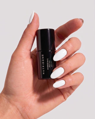 Hybrid nagellak UV/LED White Classic 001 Nutridome - 5
