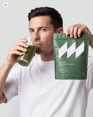 Supplement voor mannen voor algehele ondersteuning van het lichaam, vitamines, mineralen, vezels Monolit - 3