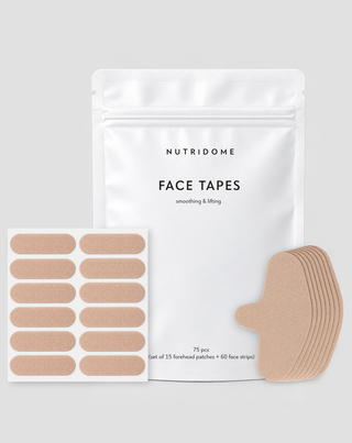 Gezichtstapes tegen rimpels en voor een liftingeffect 75 stuks Nutridome