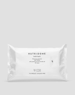 Lingettes humides Nutridome au panthénol apaisant pour bébés et enfants 60 pièces - 1