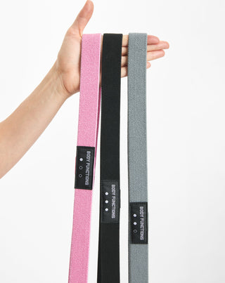 Bandes de résistance longues pour exercices de fitness Body Functions 208 cm lot de 3 pièces - 2