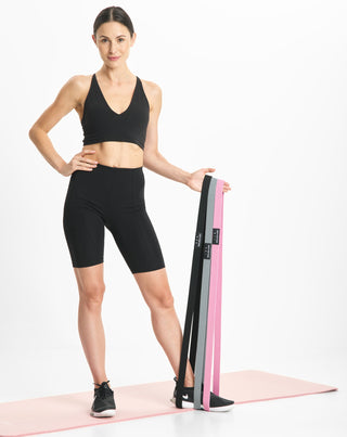 Bandes de résistance longues pour exercices de fitness Body Functions 208 cm lot de 3 pièces - 3