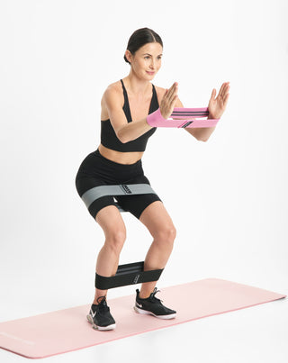 Bandes de résistance courtes Body Functions pour le fitness 76 cm lot de 3 pièces - 3