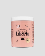 Poudre de bain au lait de chèvre Lili&amp;Mu pour les mamans avec huile de jojoba et panthénol
