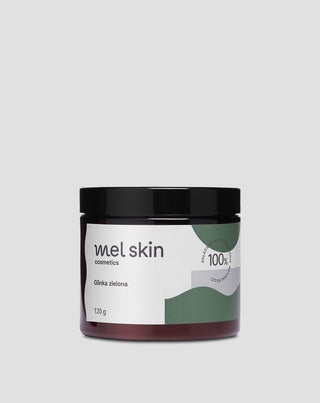 Argile verte nettoyante aux propriétés séborégulatrices et anti-âge Mel Skin - 1