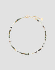 Enkelbandje met natuursteen Afrikaanse turquoise en amazoniet Mys