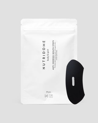 Nutridome natuurlijke bamboezijde anti-snurk lip patch 30 stuks. - 1