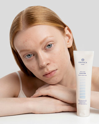 Reinigend en herstellend masker voor de acnegevoelige huid met witte klei Anti-Acne Orphica Clinic 100 ml - 3