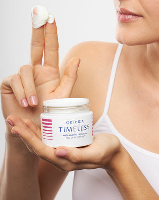 Set cosmetica voor de rijpere huid: dagcrème met SPF 20 en nachtcrème Orphica - 2